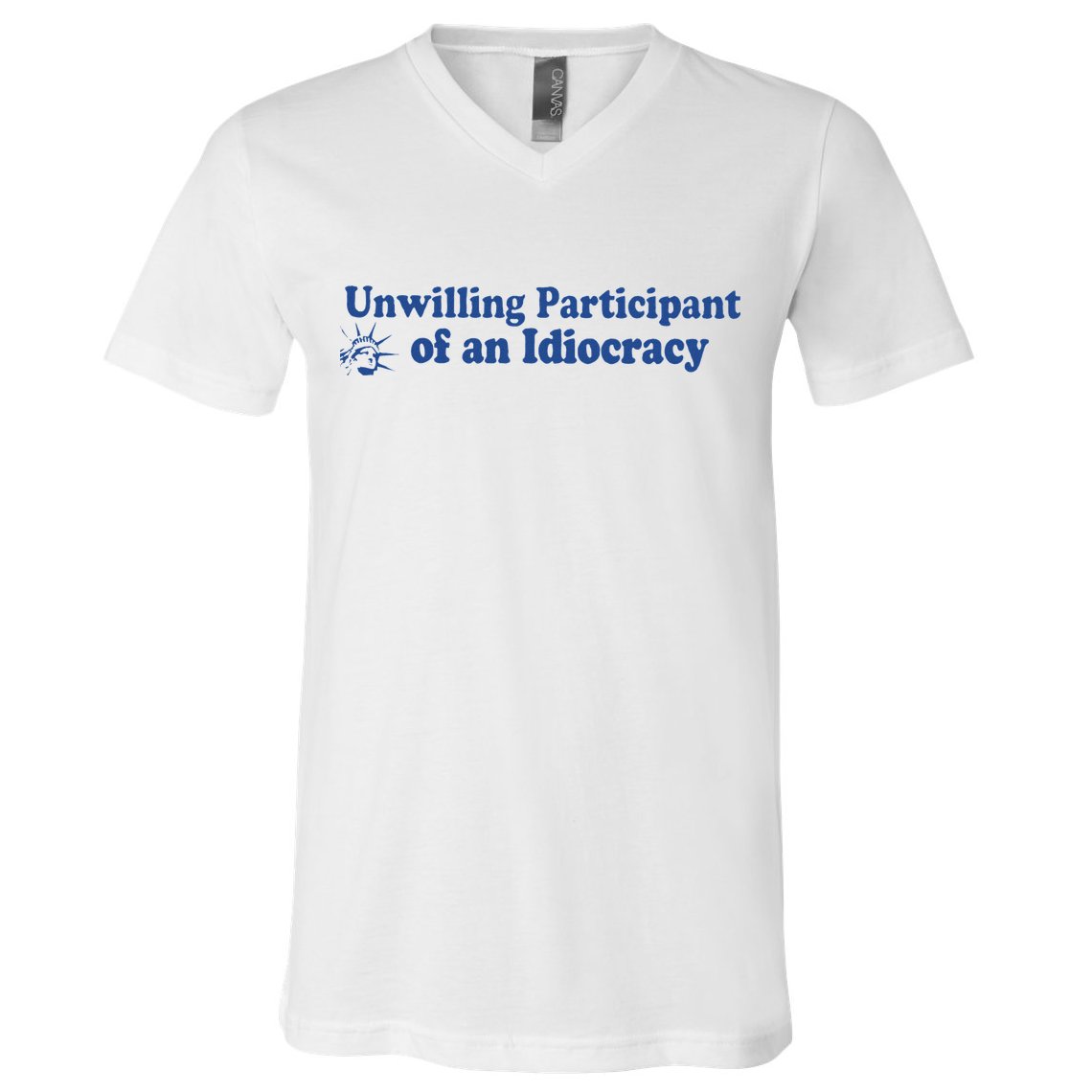 Unwilling Participant Of An Idiocracy V-Neck T-Shirt