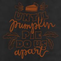 Until Pumpkin Pie Do Us Apart 7 Panel Mesh Trucker Snapback Hat
