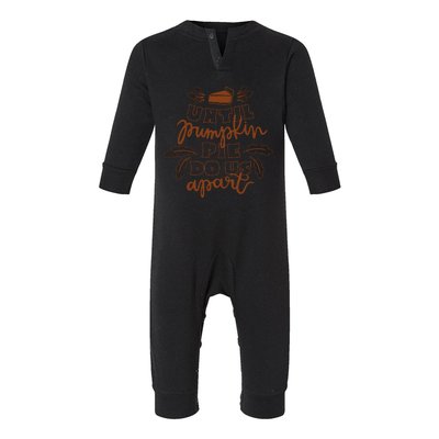 Until Pumpkin Pie Do Us Apart Infant Fleece One Piece