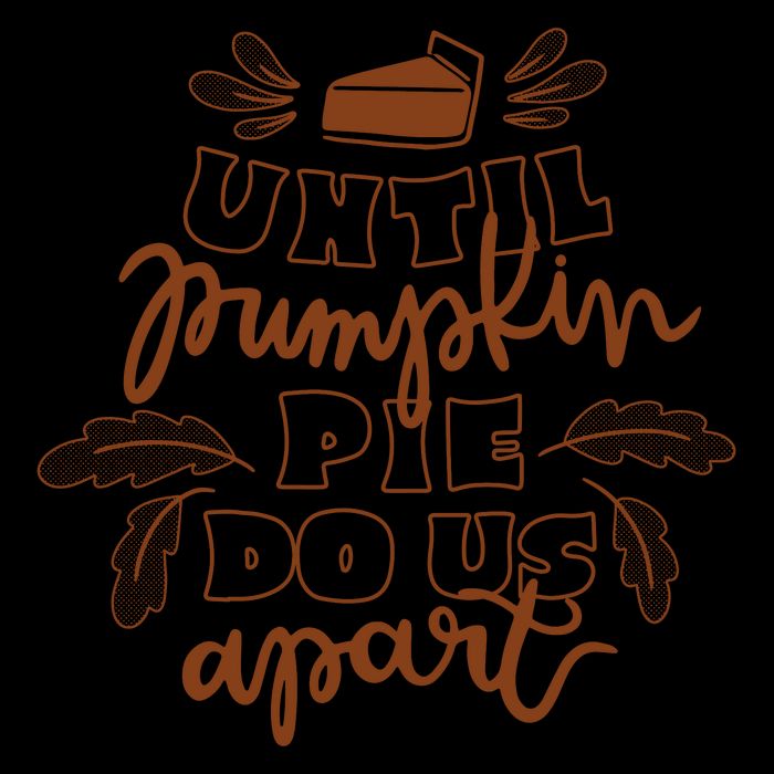 Until Pumpkin Pie Do Us Apart Drawstring Bag