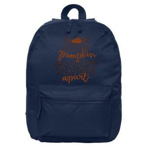 Until Pumpkin Pie Do Us Apart 16 in Basic Backpack