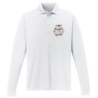 Until Pumpkin Pie Do Us Apart Performance Long Sleeve Polo