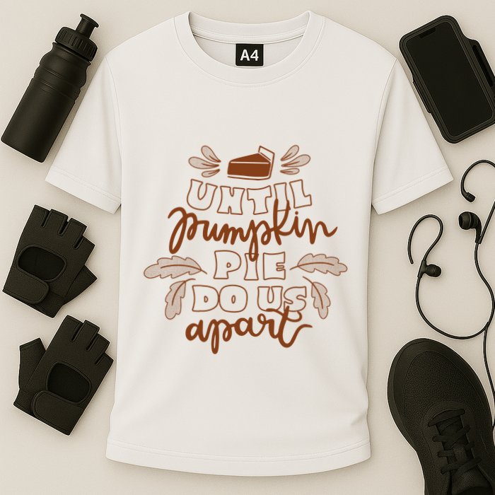 Until Pumpkin Pie Do Us Apart Cooling Performance Crew T-Shirt