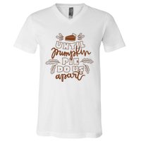 Until Pumpkin Pie Do Us Apart V-Neck T-Shirt