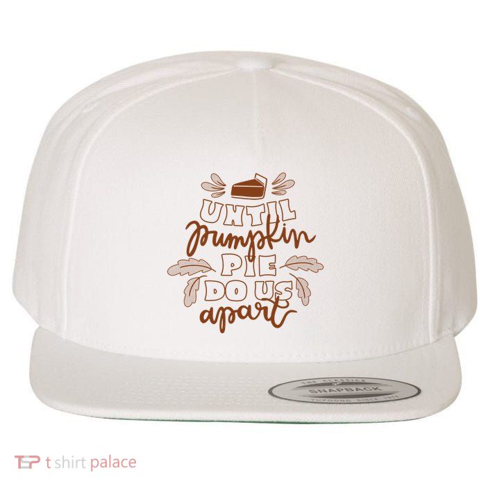 Until Pumpkin Pie Do Us Apart Wool Snapback Cap
