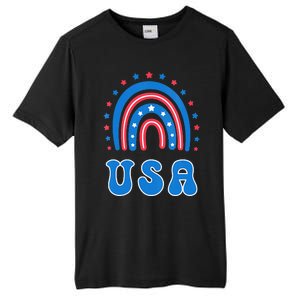 Usa Patriotic Proud To Be An American Tall Fusion ChromaSoft Performance T-Shirt