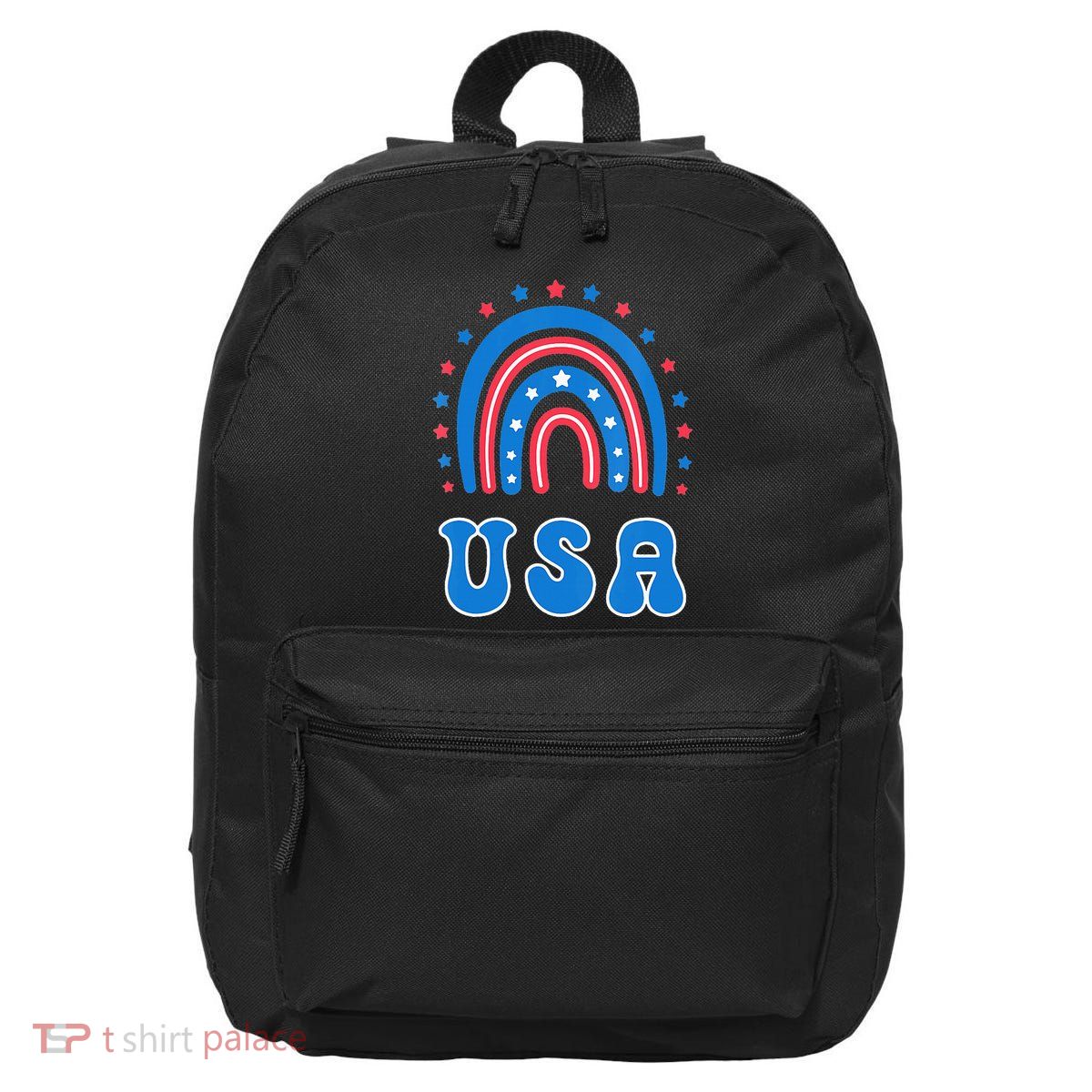 Usa Patriotic Proud To Be An American 16 in Basic Backpack