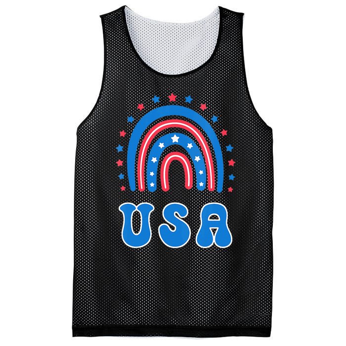 Usa Patriotic Proud To Be An American Mesh Reversible Basketball Jersey Tank