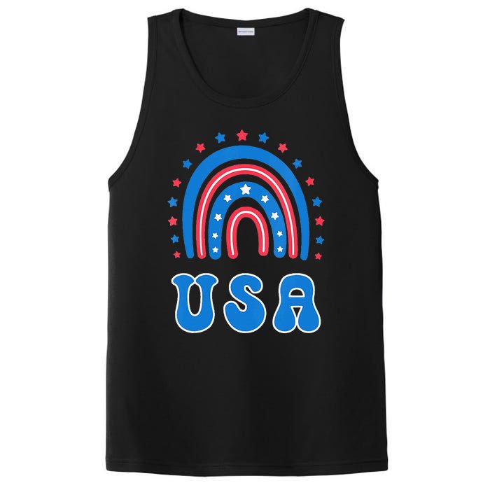 Usa Patriotic Proud To Be An American PosiCharge Competitor Tank