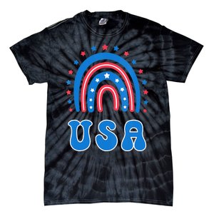 Usa Patriotic Proud To Be An American Tie-Dye T-Shirt