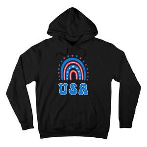 Usa Patriotic Proud To Be An American Tall Hoodie