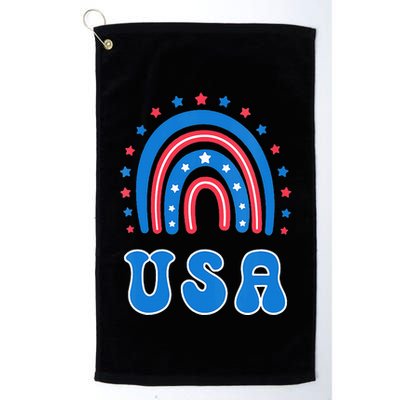 Usa Patriotic Proud To Be An American Golf Towel