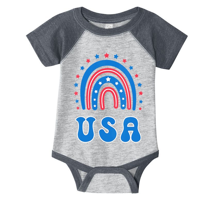 Usa Patriotic Proud To Be An American Infant Baby Jersey Bodysuit