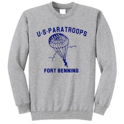 US Paratroops Paratroopers Fort Benning WW2 Tall Sweatshirt