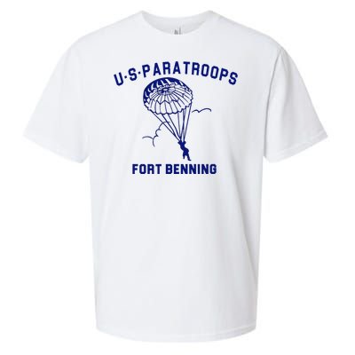 US Paratroops Paratroopers Fort Benning WW2 Sueded Cloud Jersey T-Shirt