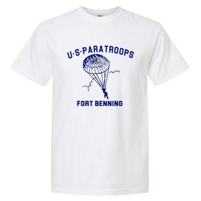 US Paratroops Paratroopers Fort Benning WW2 Garment-Dyed Heavyweight T-Shirt