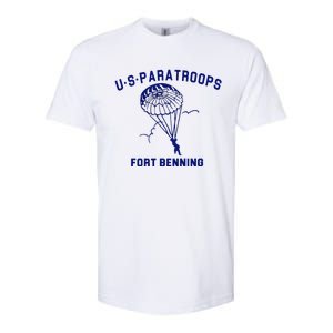 US Paratroops Paratroopers Fort Benning WW2 Softstyle CVC T-Shirt