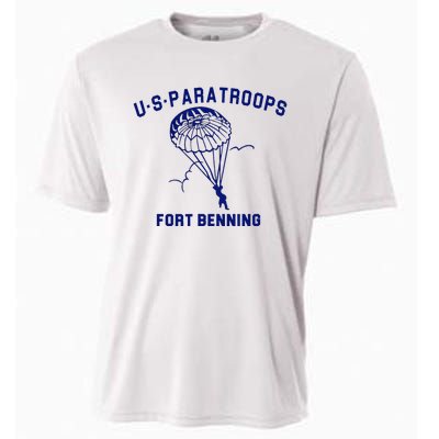 US Paratroops Paratroopers Fort Benning WW2 Cooling Performance Crew T-Shirt