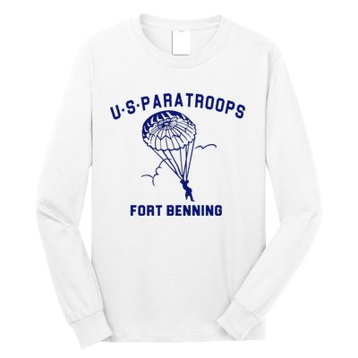 US Paratroops Paratroopers Fort Benning WW2 Long Sleeve Shirt