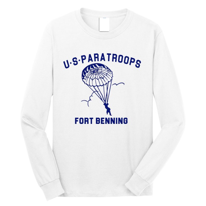 US Paratroops Paratroopers Fort Benning WW2 Long Sleeve Shirt