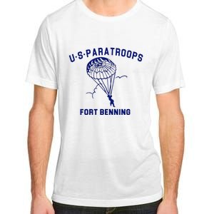 US Paratroops Paratroopers Fort Benning WW2 Adult ChromaSoft Performance T-Shirt