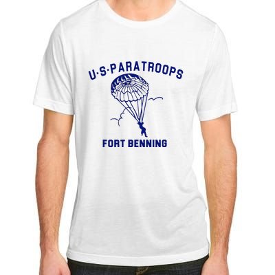 US Paratroops Paratroopers Fort Benning WW2 Adult ChromaSoft Performance T-Shirt