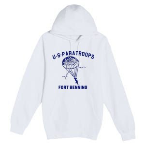 US Paratroops Paratroopers Fort Benning WW2 Premium Pullover Hoodie