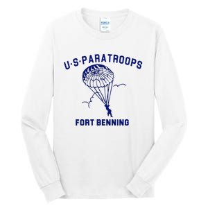 US Paratroops Paratroopers Fort Benning WW2 Tall Long Sleeve T-Shirt