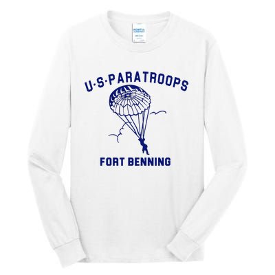 US Paratroops Paratroopers Fort Benning WW2 Tall Long Sleeve T-Shirt