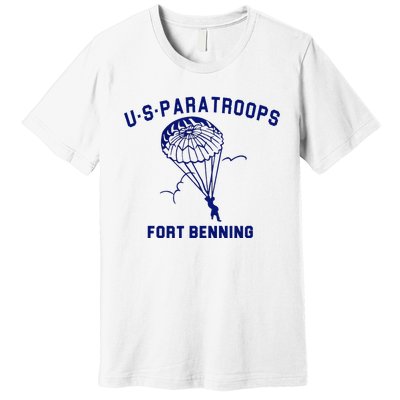 US Paratroops Paratroopers Fort Benning WW2 Premium T-Shirt