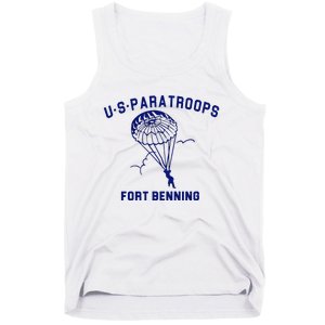 US Paratroops Paratroopers Fort Benning WW2 Tank Top