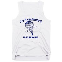 US Paratroops Paratroopers Fort Benning WW2 Tank Top