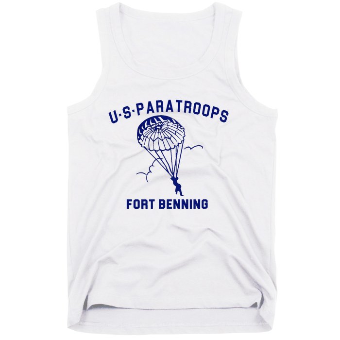 US Paratroops Paratroopers Fort Benning WW2 Tank Top