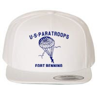 US Paratroops Paratroopers Fort Benning WW2 Wool Snapback Cap