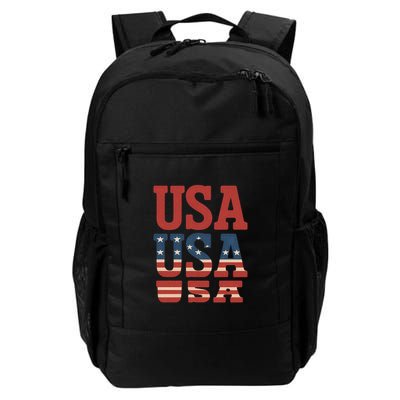 USA Patriotic Print Backpack