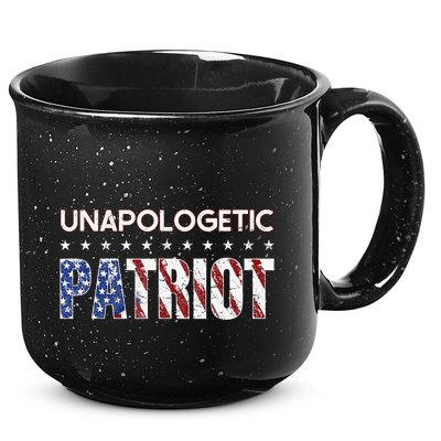 Unapologetic Patriot Patriotic American Conservative 15oz Campfire Ceramic Mug