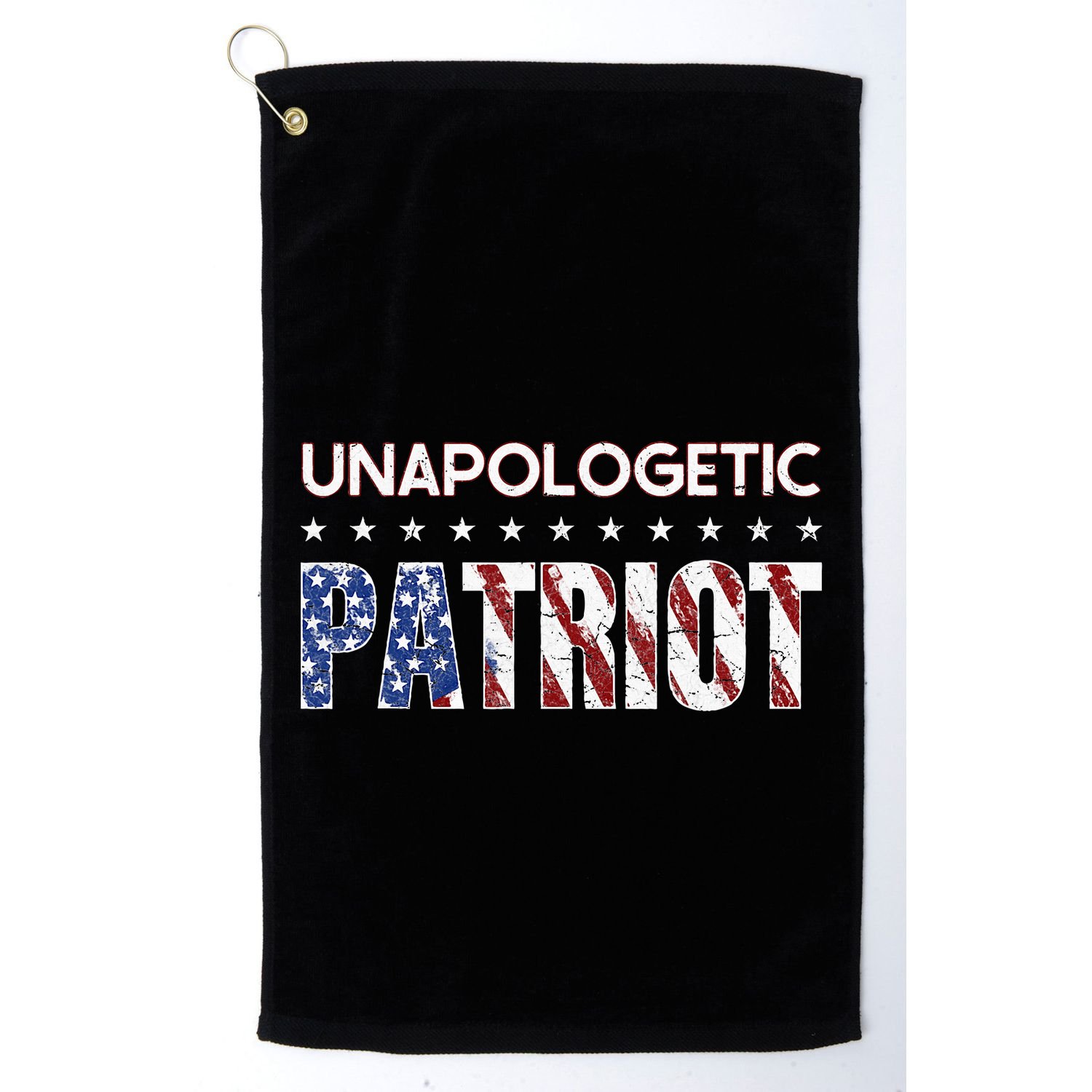 Unapologetic Patriot Patriotic American Conservative Golf Towel