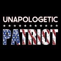 Unapologetic Patriot Patriotic American Conservative Womens T-Shirt