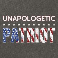 Unapologetic Patriot Patriotic American Conservative Cotton Canvas Backpack