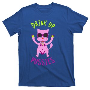 Up Pussies Party Witches And Bitches Gift Cat Lovers Sign Gift T-Shirt