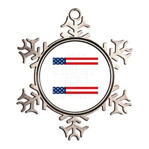 Usa Patriotic Proud Trump Vote America Flag Design Gift Metallic Star Ornament