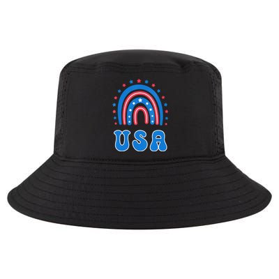 Usa Patriotic Proud To Be An American Cool Comfort Performance Bucket Hat