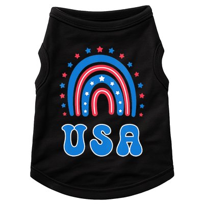 Usa Patriotic Proud To Be An American Doggie Tank