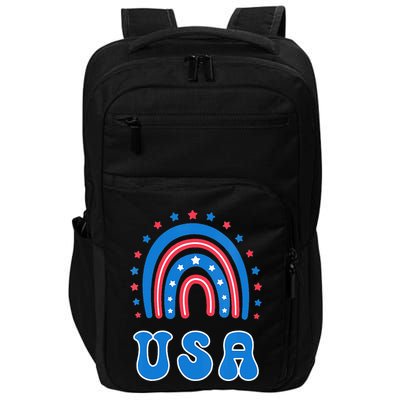 Usa Patriotic Proud To Be An American Impact Tech Backpack