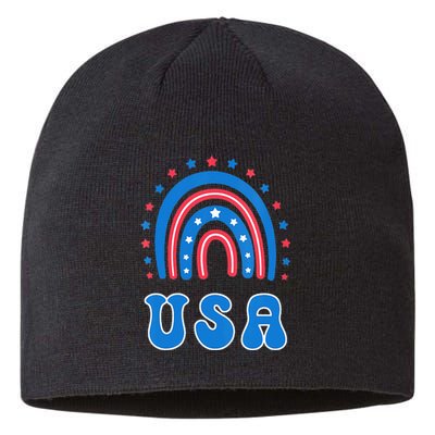 Usa Patriotic Proud To Be An American Sustainable Beanie