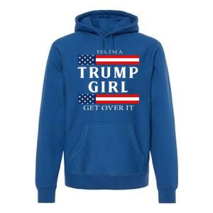 Usa Patriotic Proud Trump Vote America Flag Design Gift Premium Hoodie