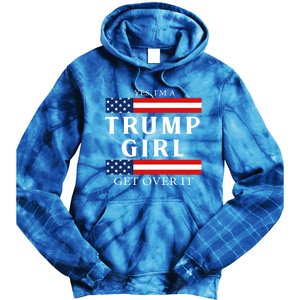 Usa Patriotic Proud Trump Vote America Flag Design Gift Tie Dye Hoodie