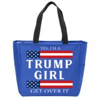 Usa Patriotic Proud Trump Vote America Flag Design Gift Zip Tote Bag