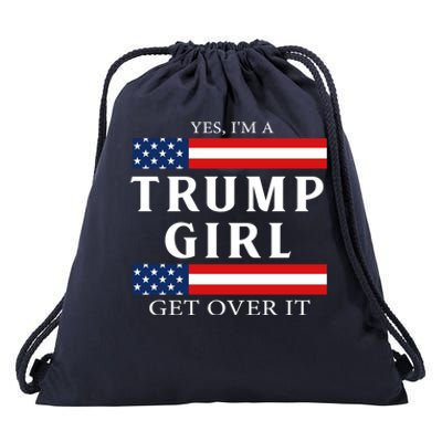 Usa Patriotic Proud Trump Vote America Flag Design Gift Drawstring Bag