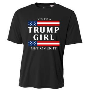 Usa Patriotic Proud Trump Girl Vote America Flag Design Cooling Performance Crew T-Shirt